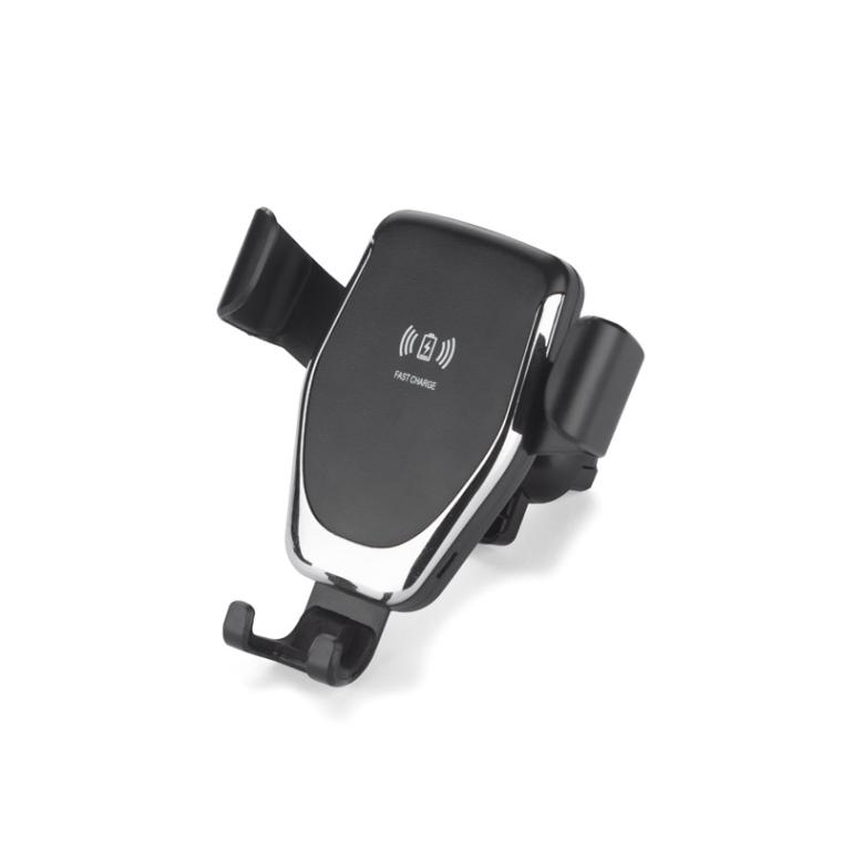 Suport auto pentru telefon cu încărcare wireless GARI 15W USB-C Negru