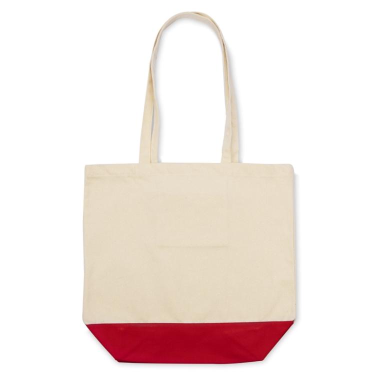 Geantă de bumbac VIBO 340 g Roșu