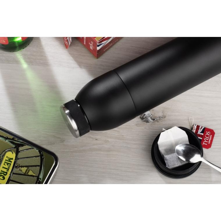 Sticlă termică DUAL 550 ml Negru