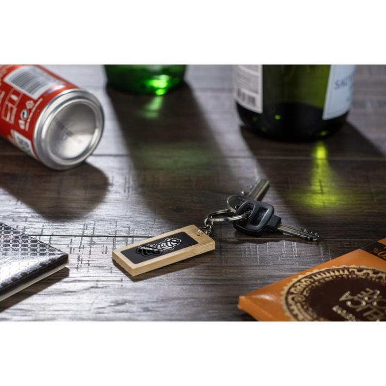 Breloc din bambus ERO Negru