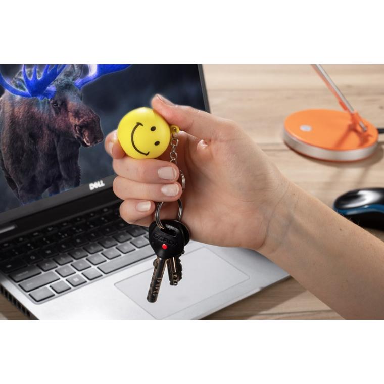 Breloc antistres SMILE Galben