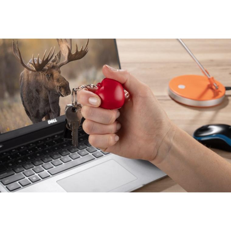 Breloc antistres LOVE Roșu