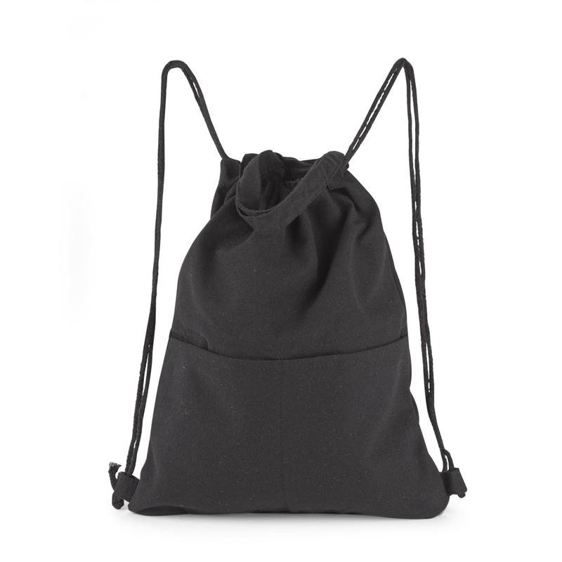 Sac cu șnur Pamuk Negru
