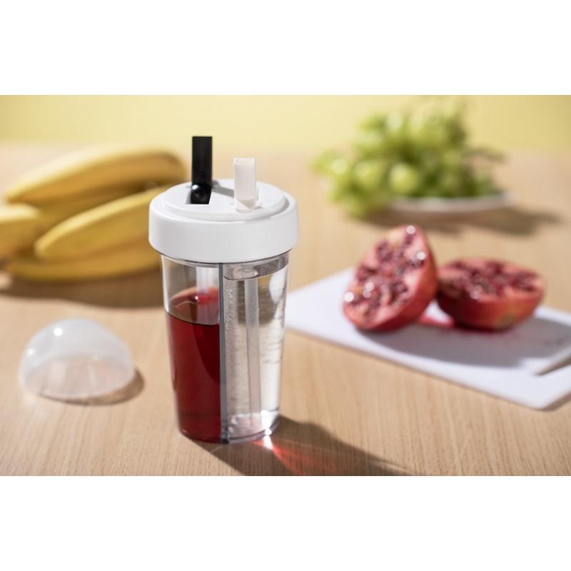 Cană cu două compartimente Dui 420 ml Alb