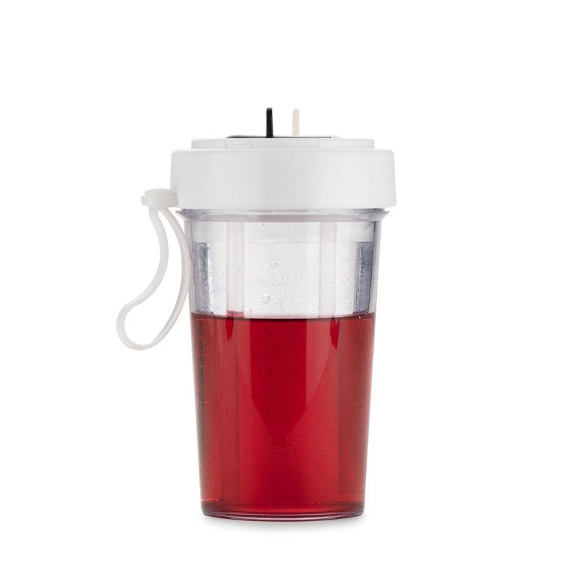 Cană cu două compartimente Dui 420 ml Alb