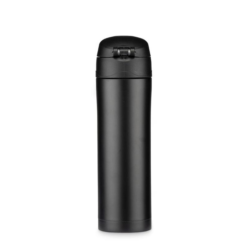 Cană termică Lock Mat 440 ml Negru
