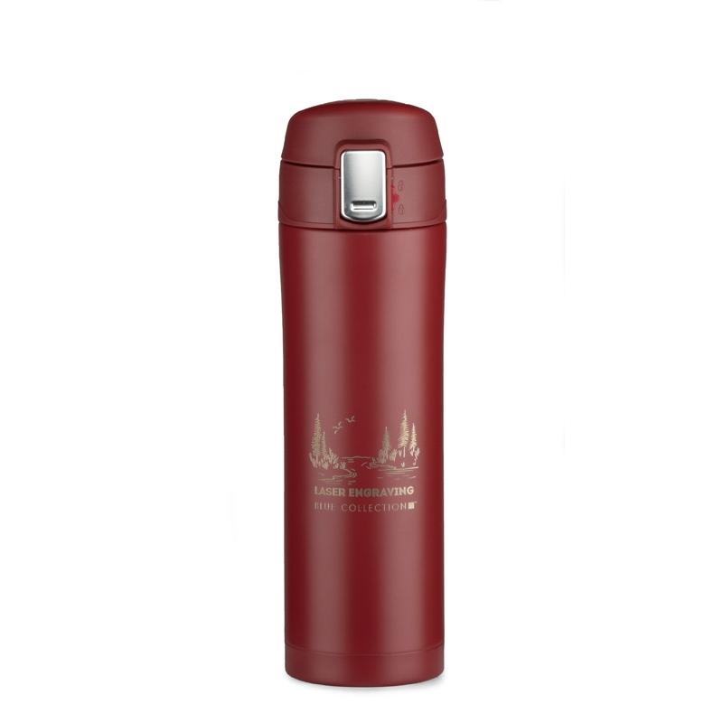 Cană termică Lock Mat 440 ml Burgundy
