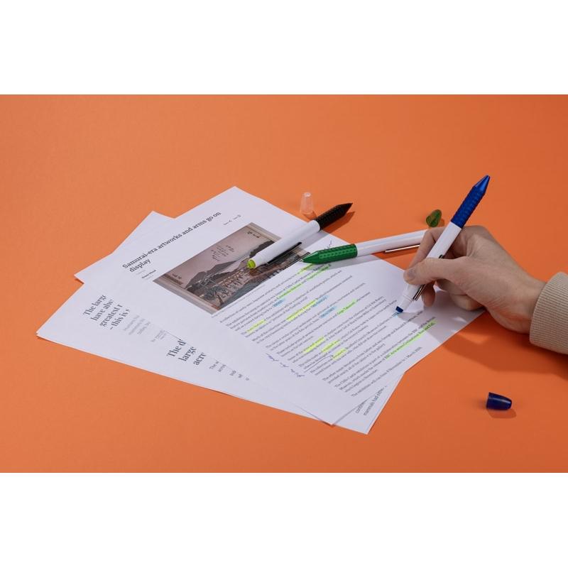 Pix cu evidențiator Fluo Verde