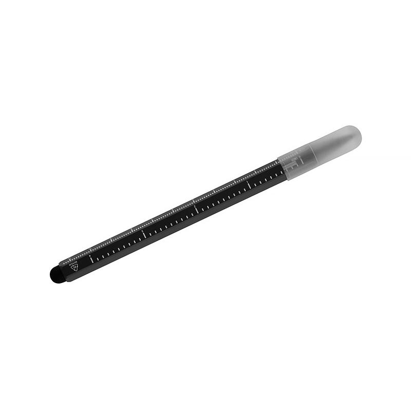 Creion tip stilou cu riglă Drawi Negru
