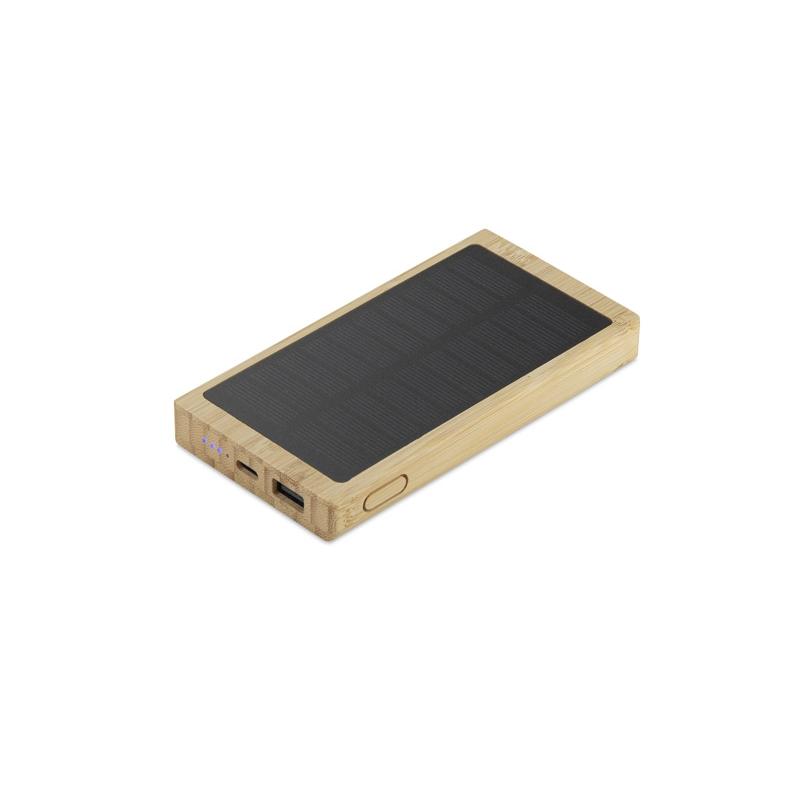 Baterie externă solară Solbam, 5000 mAh Bej