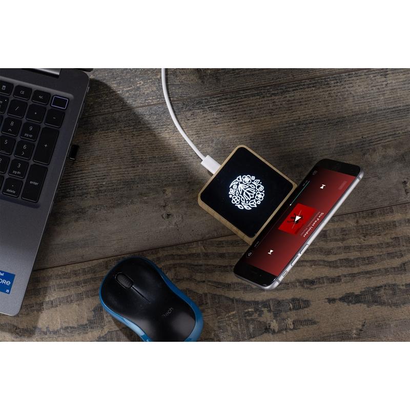 Încărcător wireless de 15 W Eluma Bej