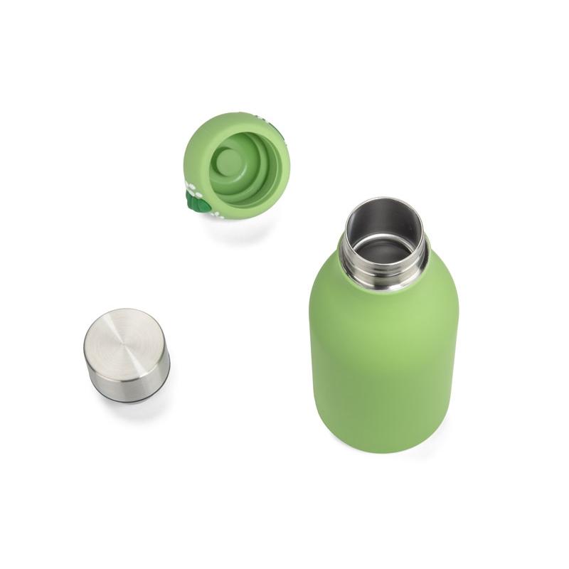 Sticlă termoizolantă pentru copii cu model dinozaur Animi, 400 ml Verde