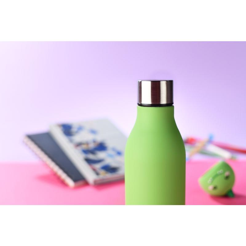 Sticlă termoizolantă pentru copii cu model dinozaur Animi, 400 ml Verde