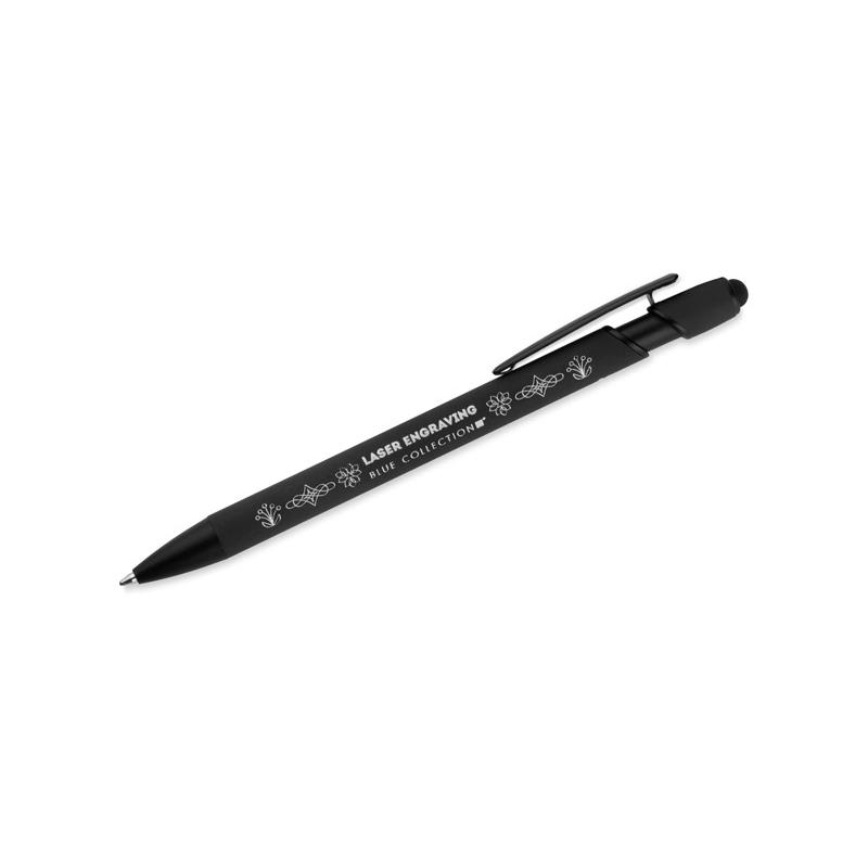 Pix cu stylus pentru ecrane tactile Poki Negru