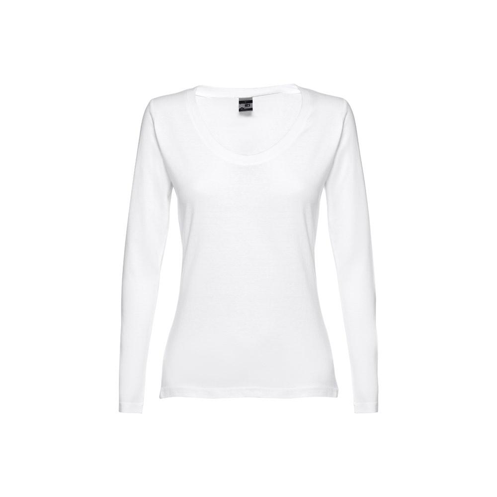 THC BUCHAREST WOMEN WH. Tricou mânecă lungă dame Alb
