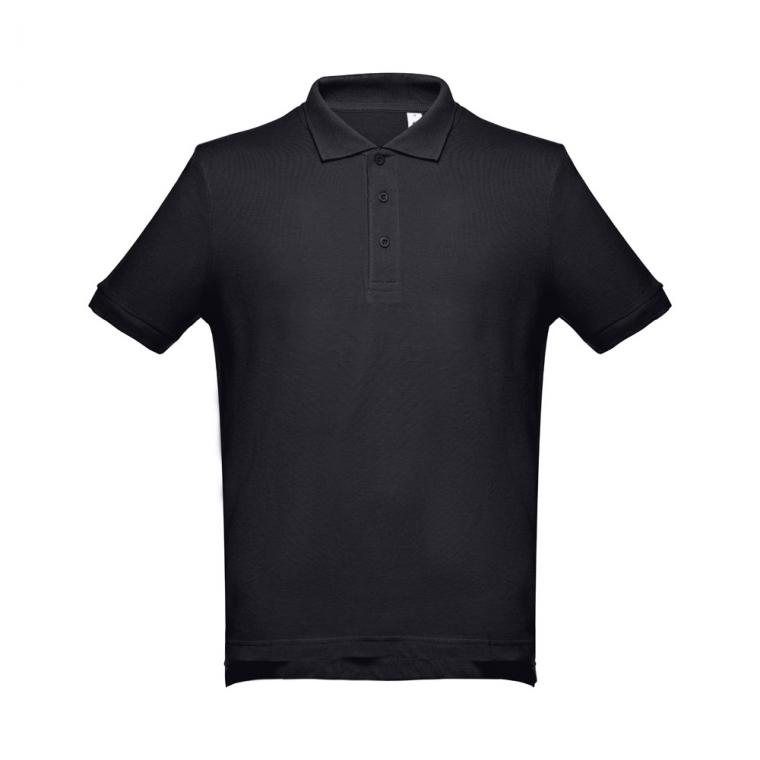 THC ADAM. Tricou polo pentru bărbați Negru M