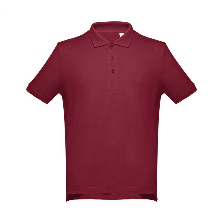 THC ADAM. Tricou polo pentru bărbați Burgundia M