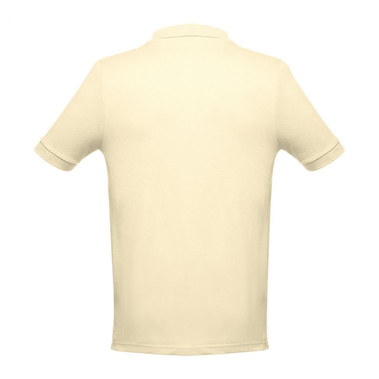THC ADAM. Tricou polo pentru bărbați Galben pastelat L
