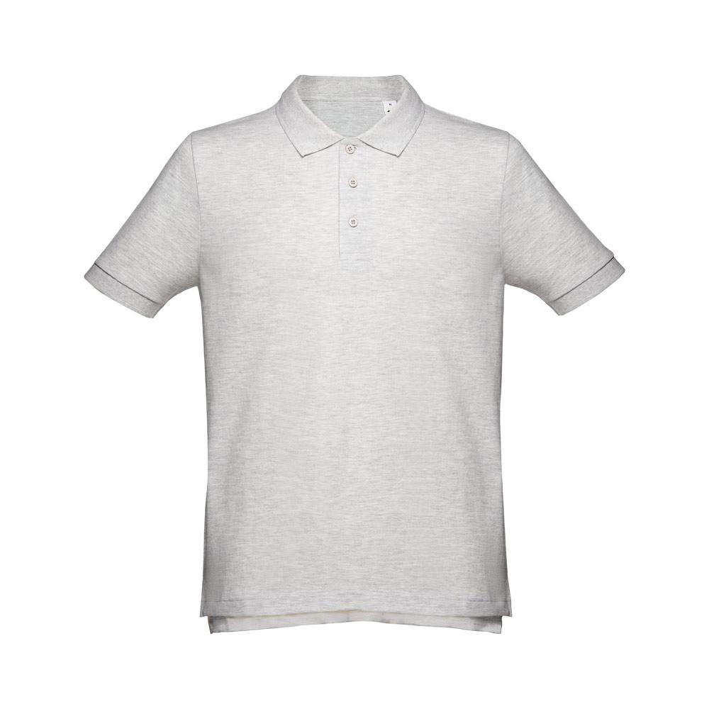 THC ADAM 3XL. Tricou polo pentru bărbați Alb melange