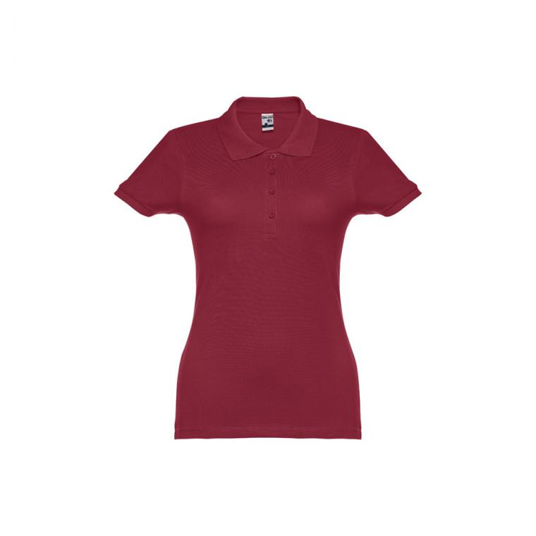 THC EVE. Tricou polo pentru femei Burgundia L