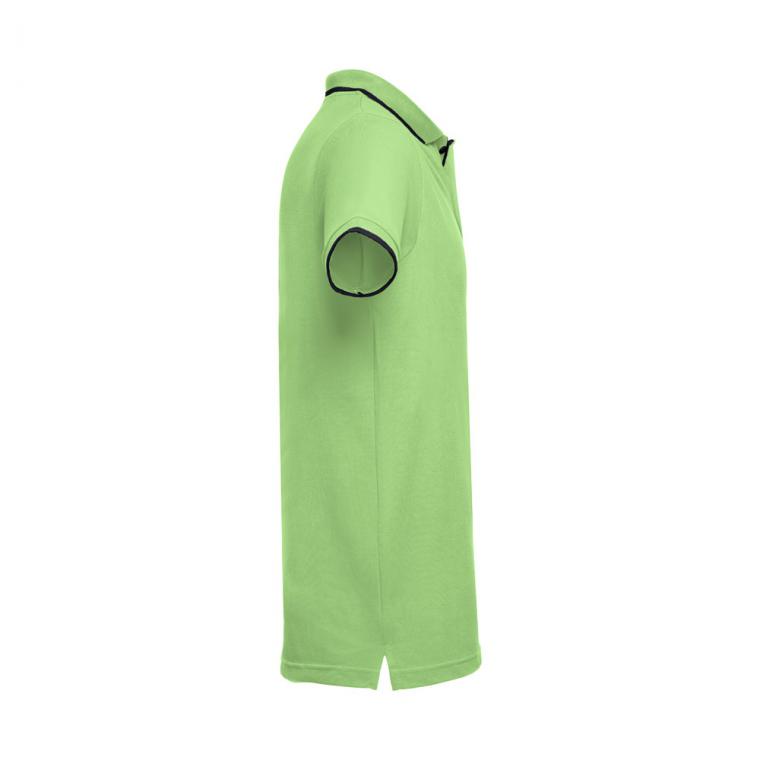 THC ROME. Tricou polo slim fit bărbați Verde deschis L