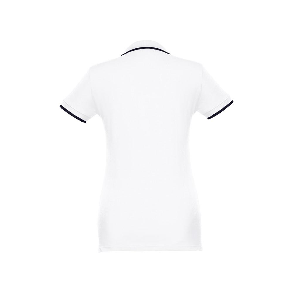 THC ROME WOMEN WH. Polo slim fit pentru femei Alb S