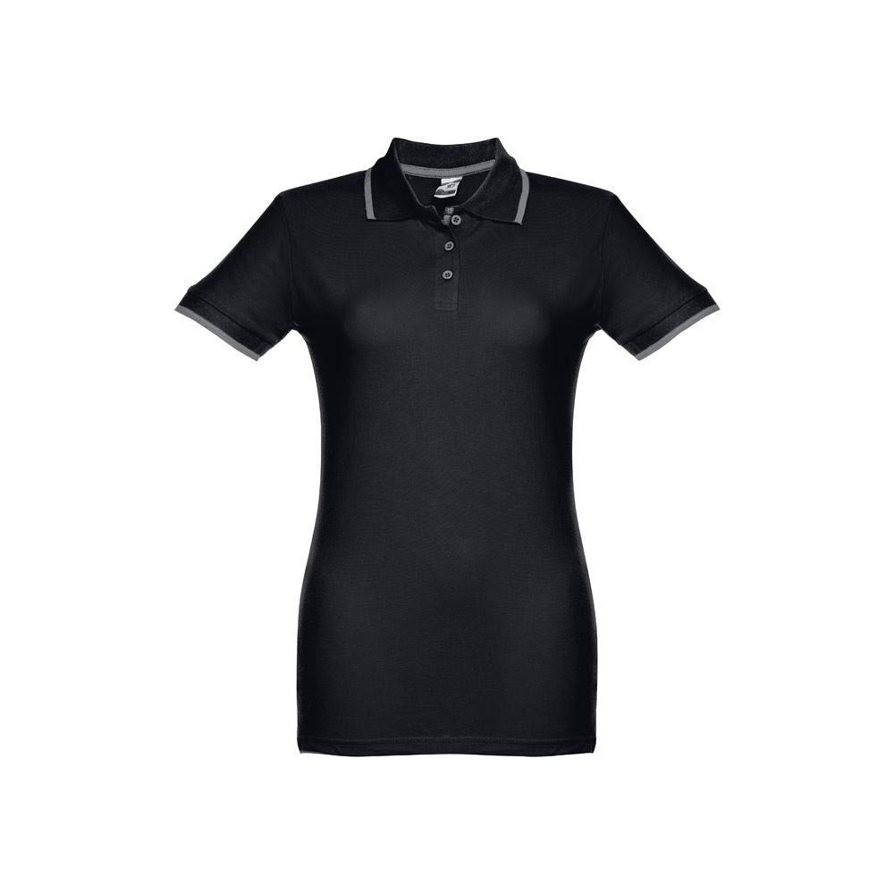 THC ROME WOMEN. Polo slim fit pentru femei Negru