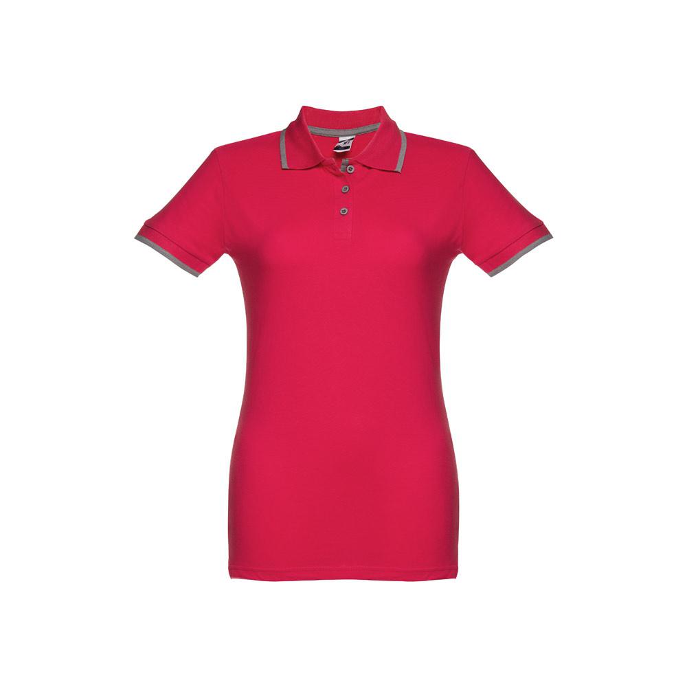 THC ROME WOMEN. Polo slim fit pentru femei Roșu