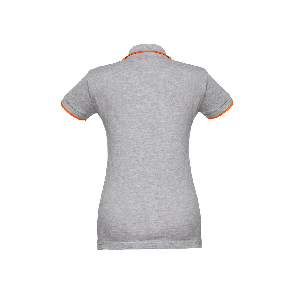 THC ROME WOMEN. Polo slim fit pentru femei Gri melange deschis XXL