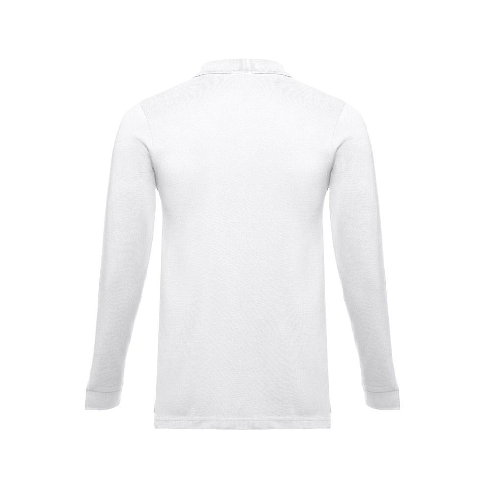 THC BERN WH 3XL. Polo mânecă lungă bărbați Alb 3XL