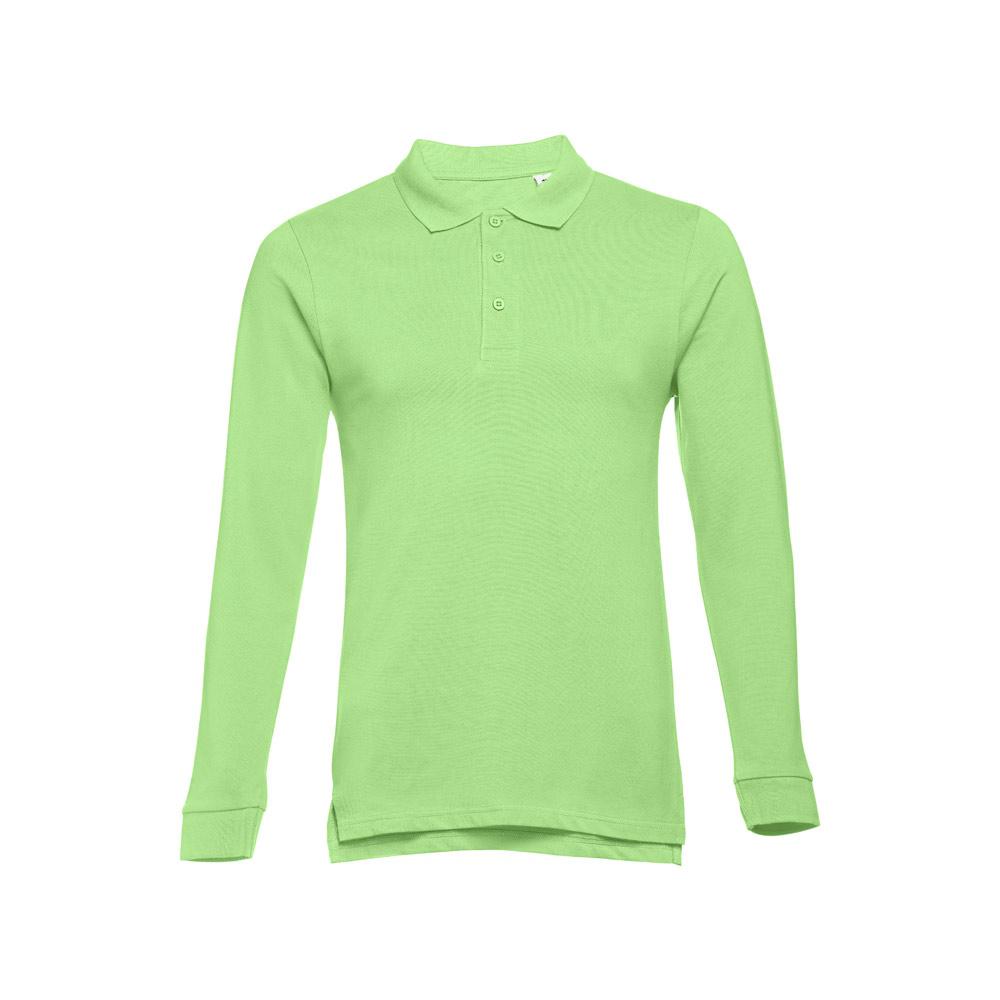 THC BERN 3XL. Polo mânecă lungă bărbați Verde deschis