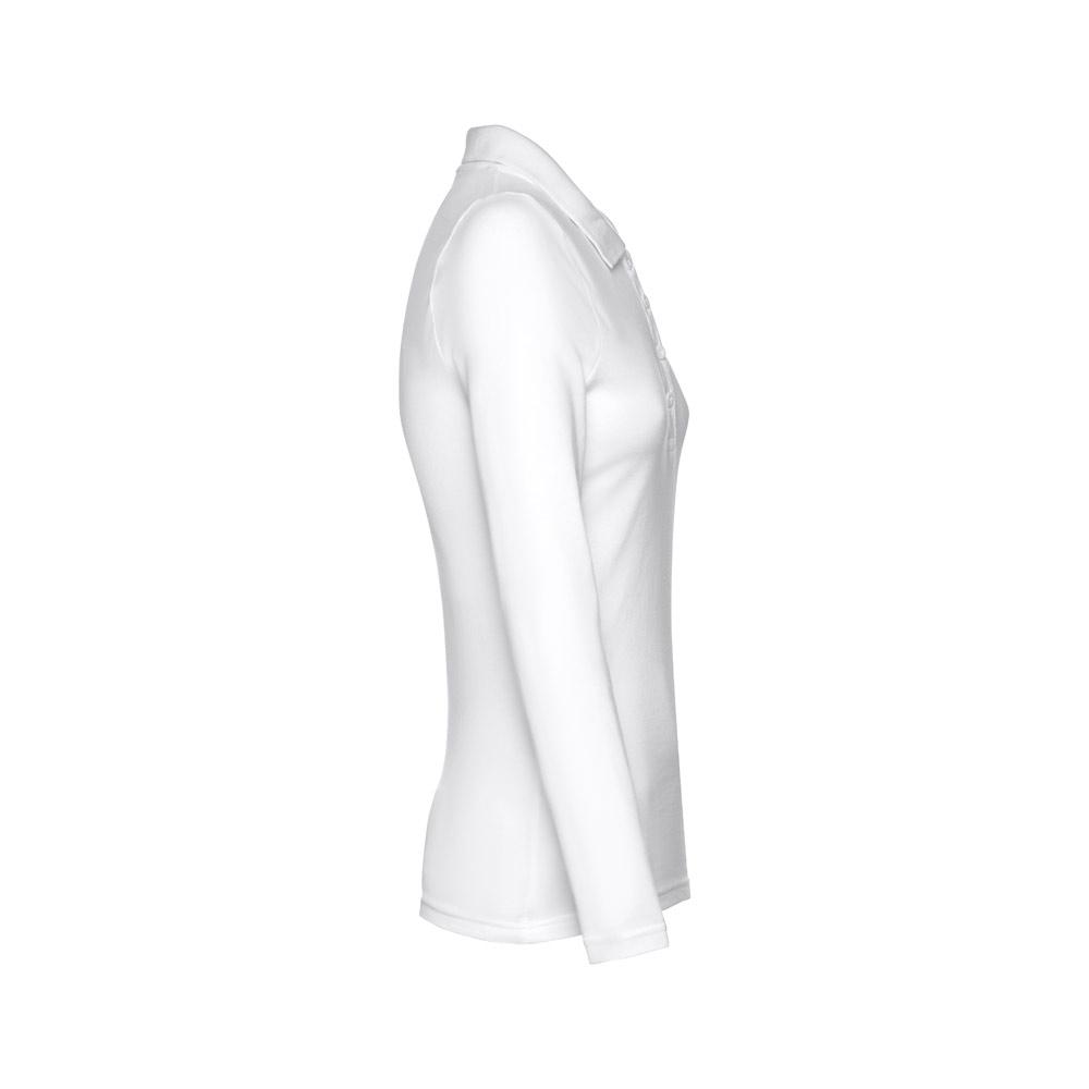 THC BERN WOMEN WH. Polo mânecă lungă pentru femei Alb M