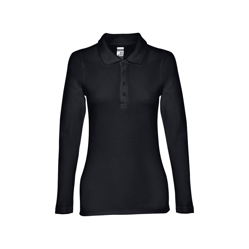 THC BERN WOMEN. Polo mânecă lungă pentru femei Negru