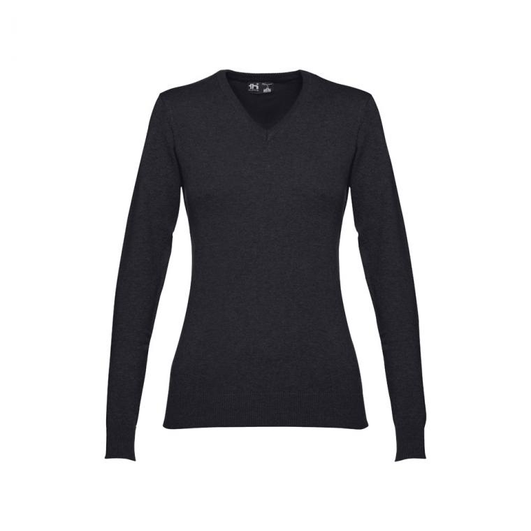 THC MILAN WOMEN. Pulover decolteu V dame Negru XL