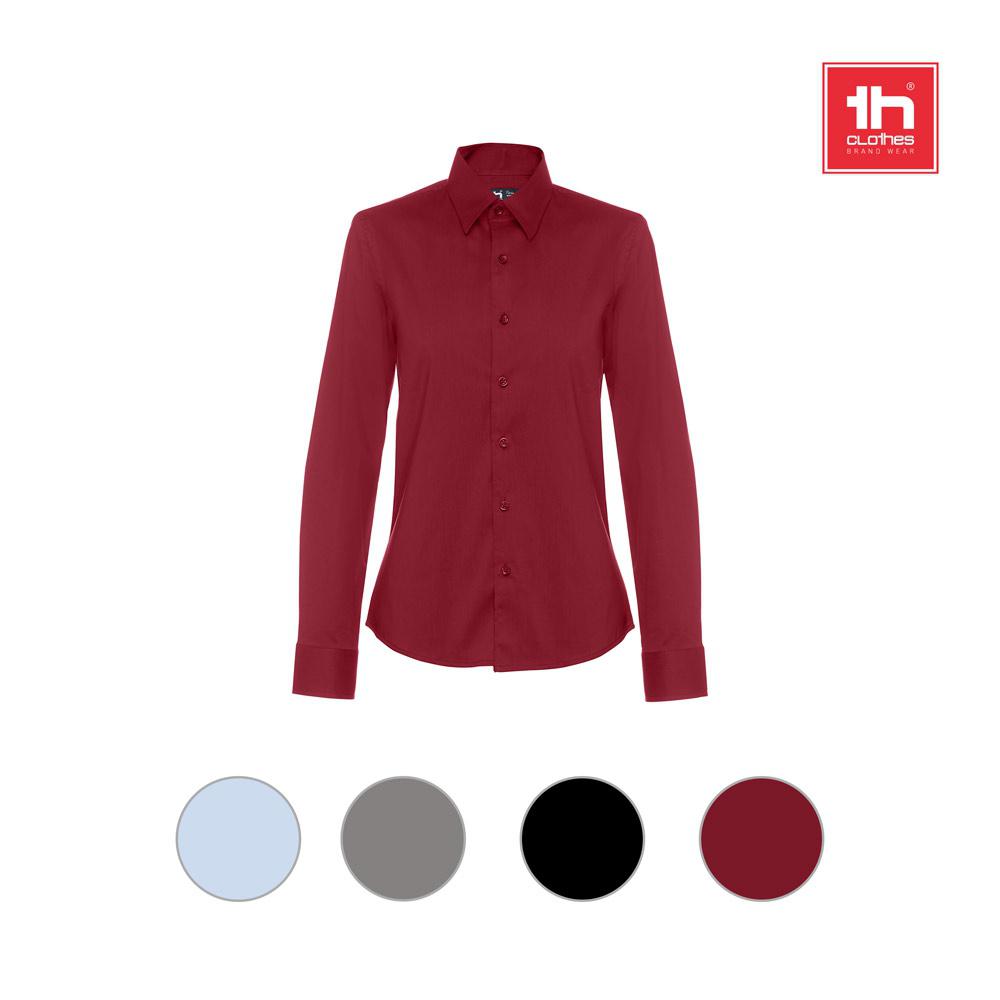 THC PARIS WOMEN. Cămașă de poplin pentru femei Albastru deschis L