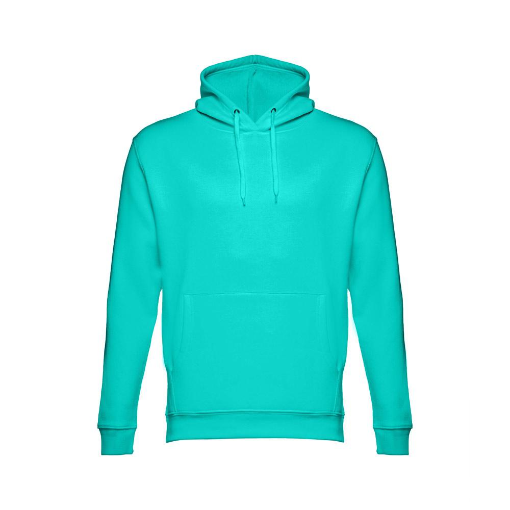THC PHOENIX. Pulover cu glugă unisex Verde turcoaz
