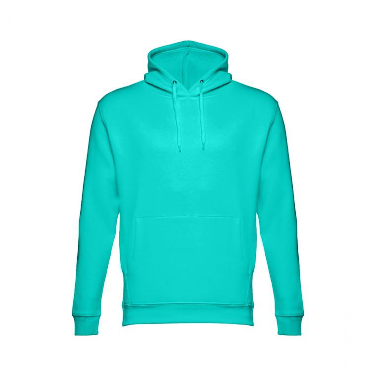 THC PHOENIX. Pulover cu glugă unisex Verde turcoaz L