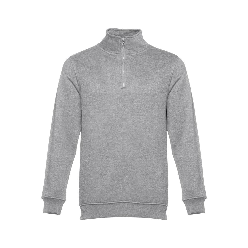 THC BUDAPEST. Pulover unisex Gri melange deschis