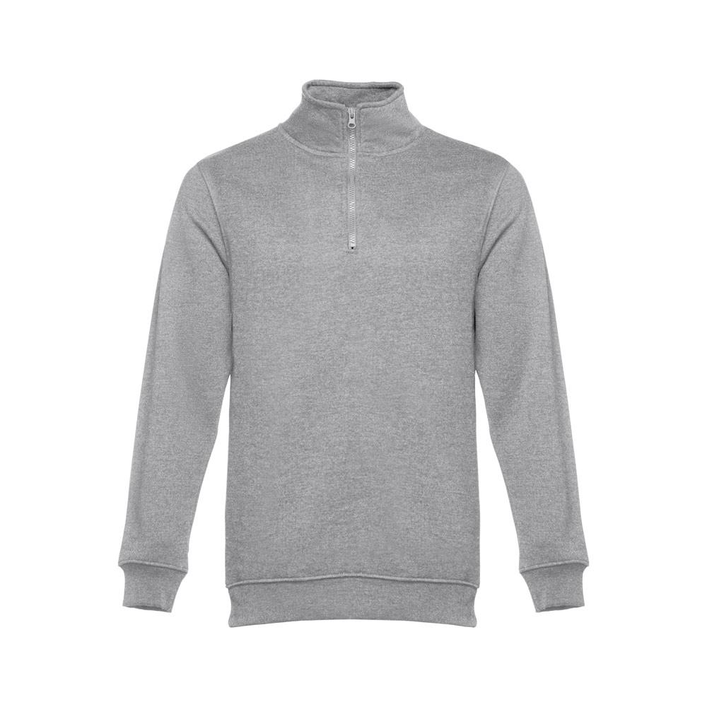 THC BUDAPEST. Pulover unisex Gri melange deschis XL