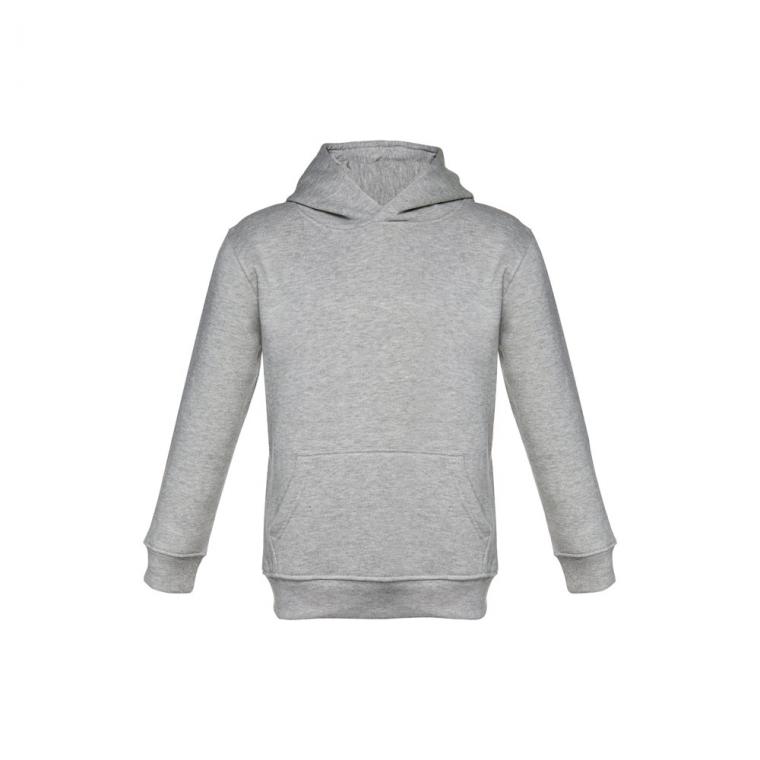 THC PHOENIX KIDS. Hanorac cu glugă pentru copii Gri melange deschis 12ani
