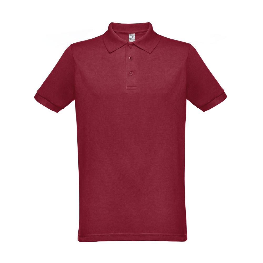 THC BERLIN. Tricou polo pentru bărbați Burgundia XL