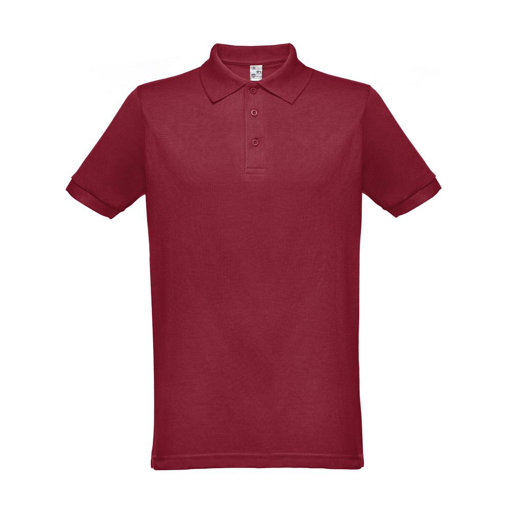 THC BERLIN. Tricou polo pentru bărbați Burgundia XL
