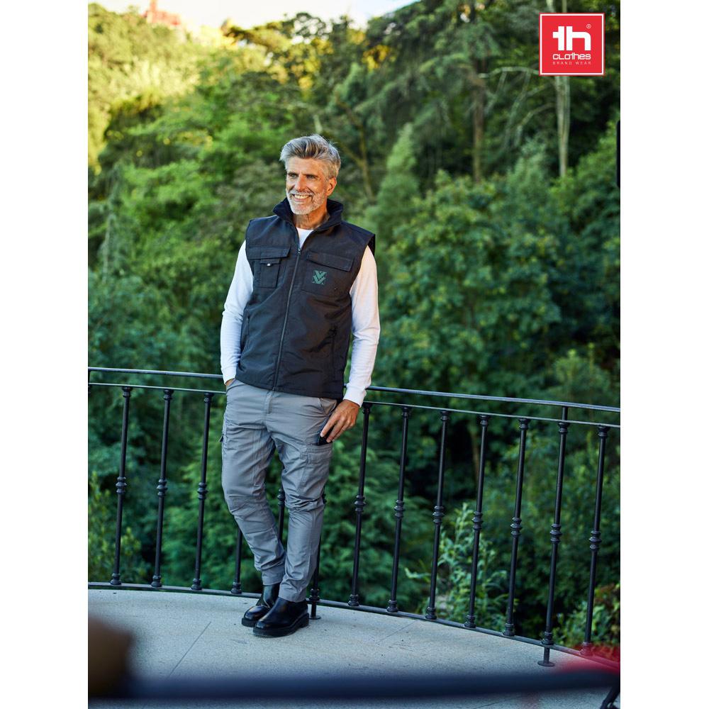 THC STOCKHOLM. Vestă captusită bodywarmer Negru L