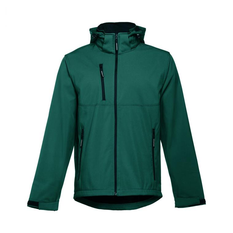THC ZAGREB. Geaca softshell pentru bărbați Verde inchis XL