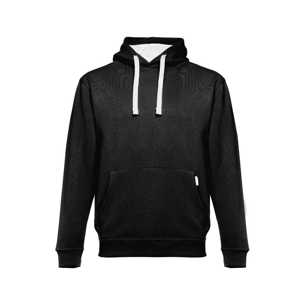 THC MOSCOW. Pulover unisex Alb negru
