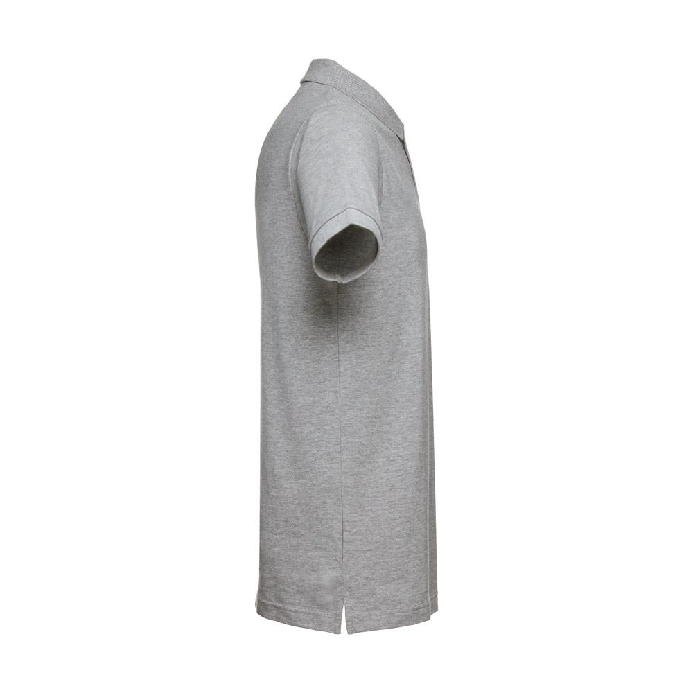 THC DHAKA. Tricou polo pentru bărbați Gri melange deschis XXL