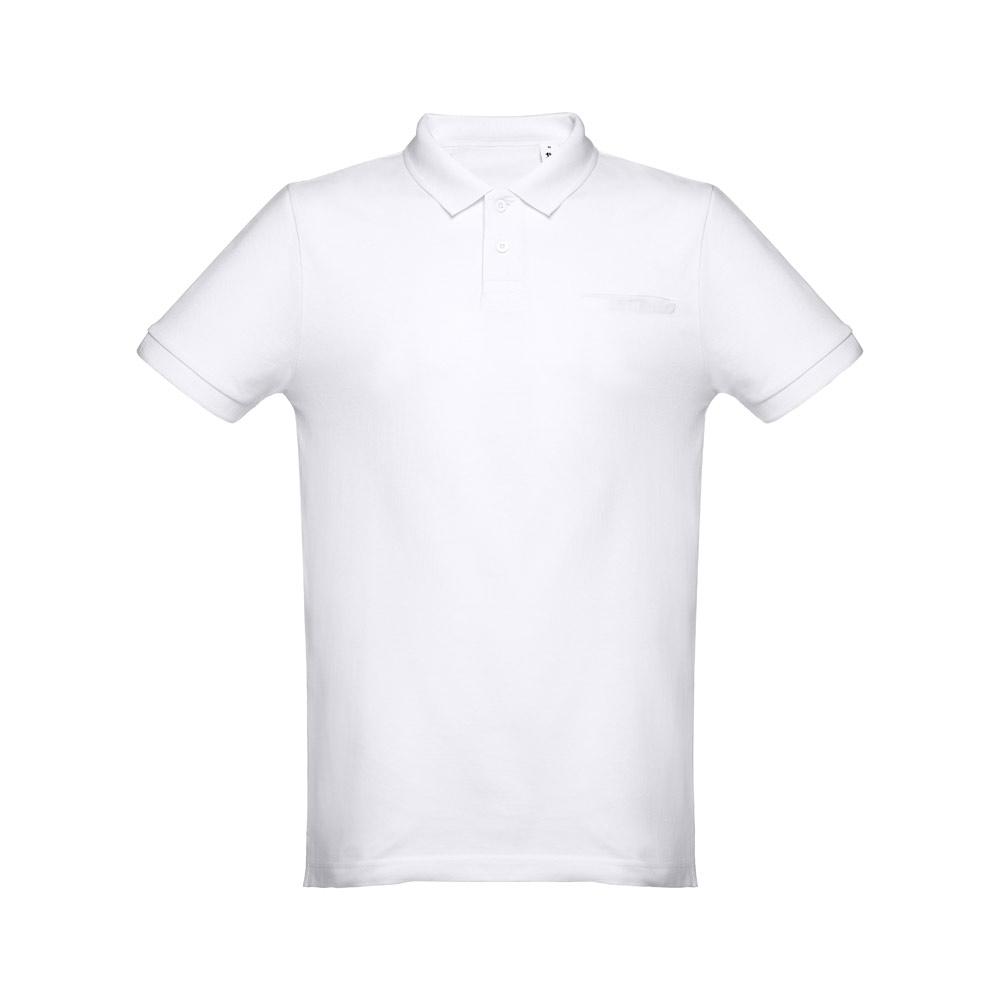 THC DHAKA WH. Tricou polo pentru bărbați Alb