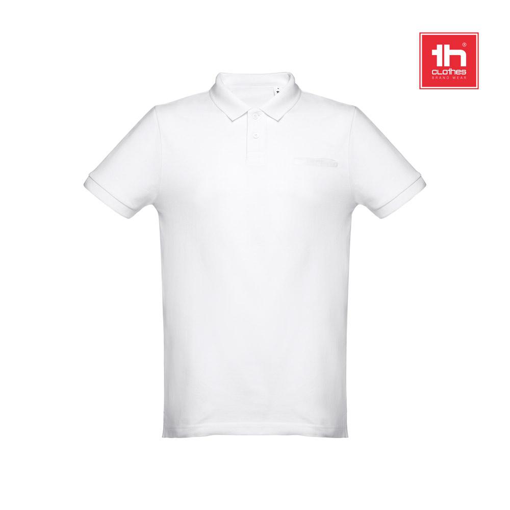 THC DHAKA WH. Tricou polo pentru bărbați Alb M