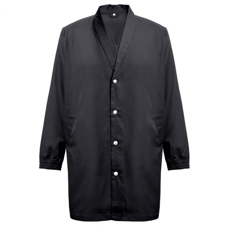 THC MINSK. Bata de lucru unisex Negru S