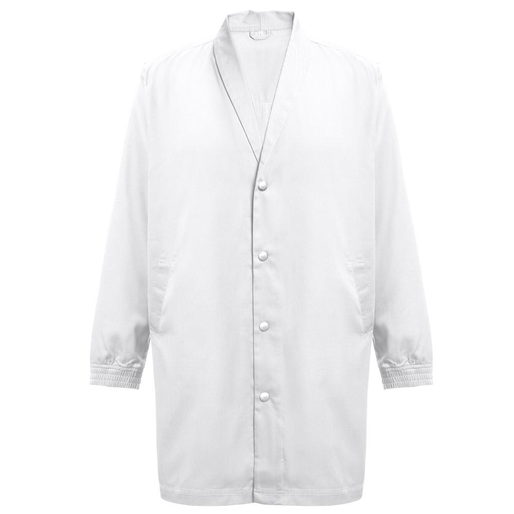 THC MINSK WH. Bata de lucru unisex Alb M